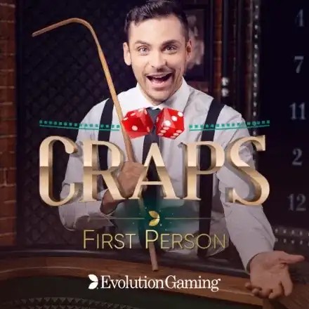 Enjoy First Person Craps by Evolution – logo hosted on carouselcasino-be.com