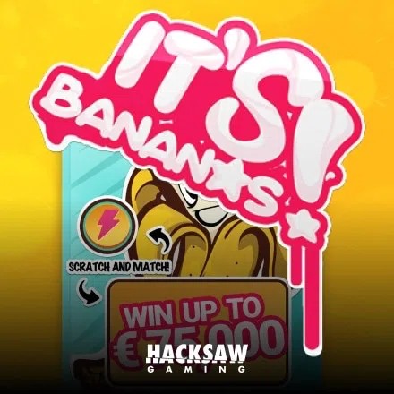 It’s bananas! logo by Hacksaw Gaming at Carousel Casino