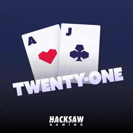 Twenty-One logo – Table Games by Hacksaw Gaming at Carousel Casino
